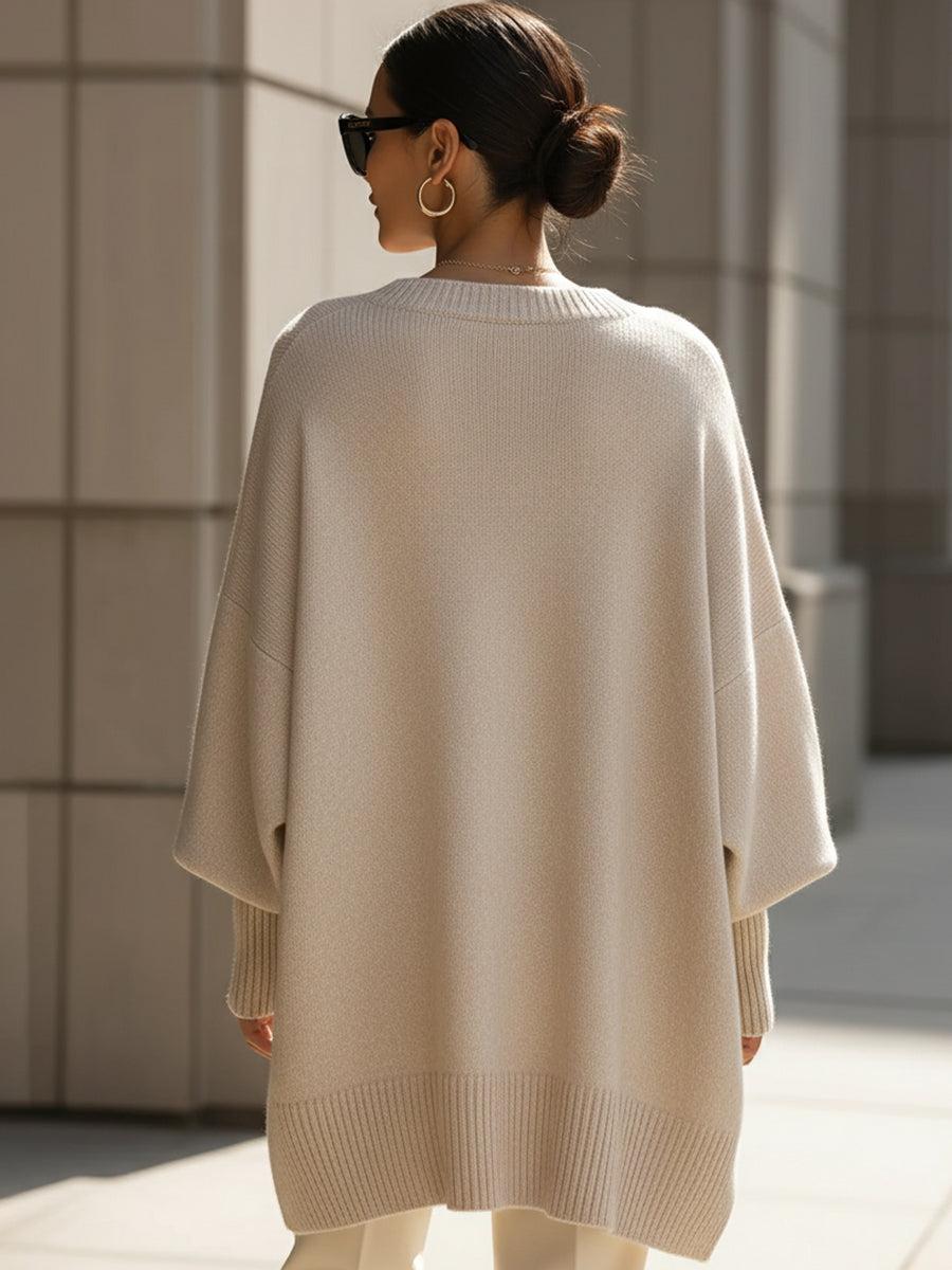 Effortlessly Elegant Oversized Poncho for Women