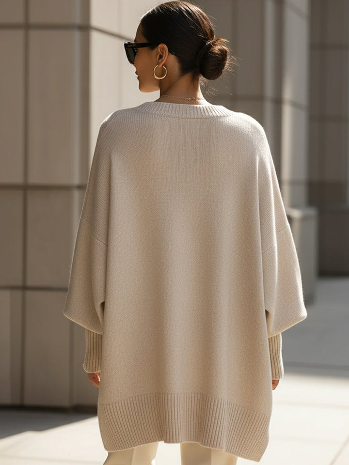 Effortlessly Elegant Oversized Poncho for Women