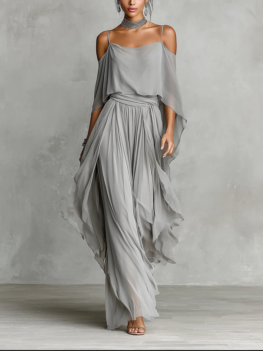 Katarzyna – floaty off-shoulder set