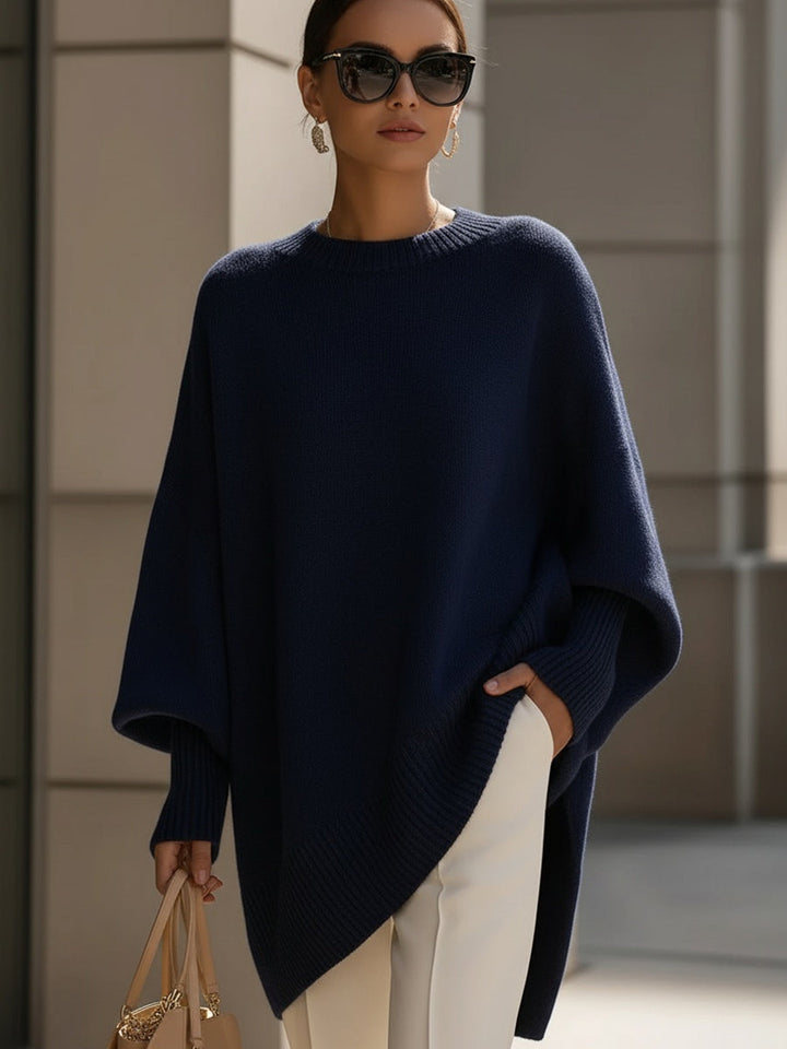 Effortlessly Elegant Oversized Poncho for Women