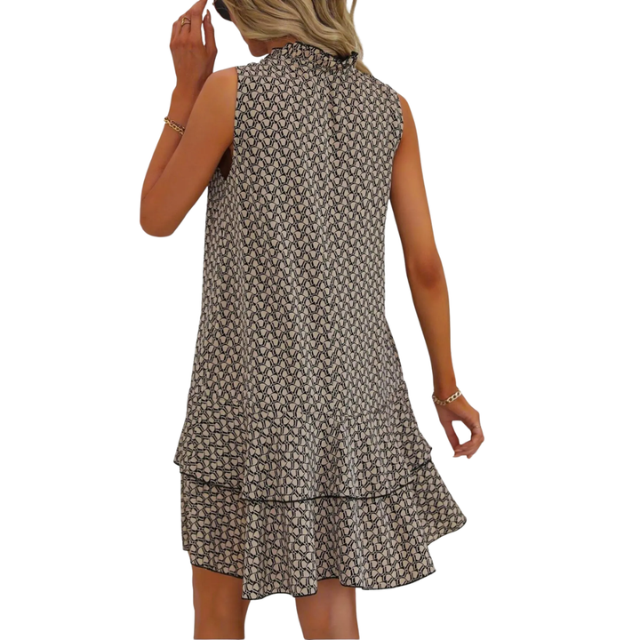 Naomi™ |  Bohemian Printed Strappy Midi Dress