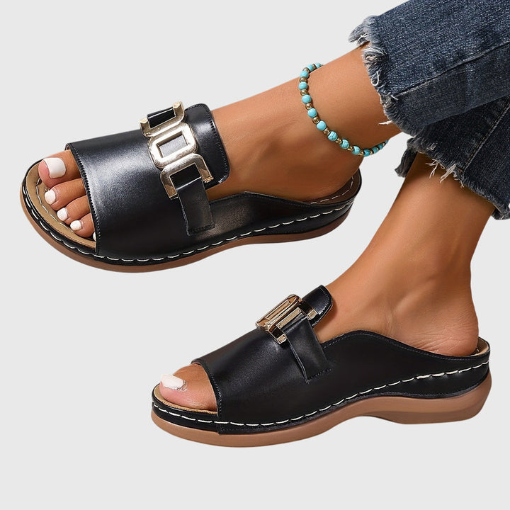 Kathryn™ | Women Comfy Buckle Sandals