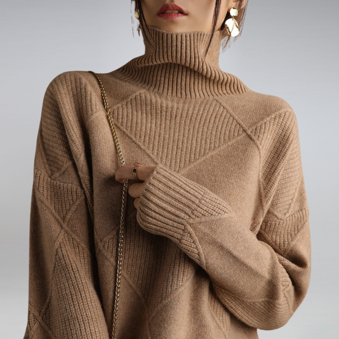 Vivara | Cashmere Turtleneck Sweater