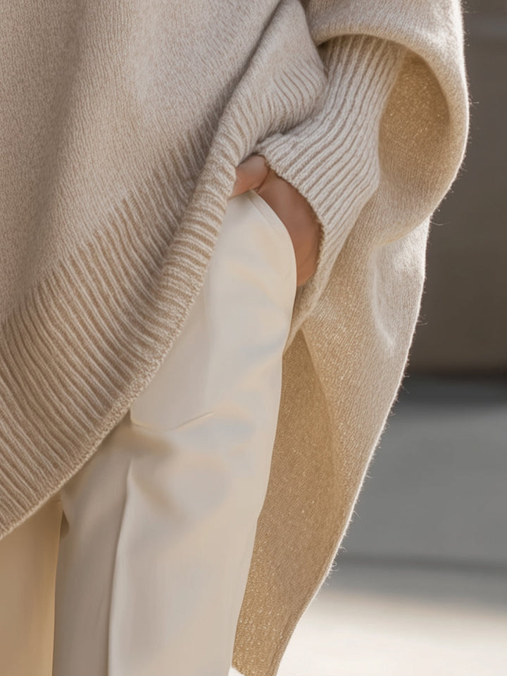 Effortlessly Elegant Oversized Poncho for Women
