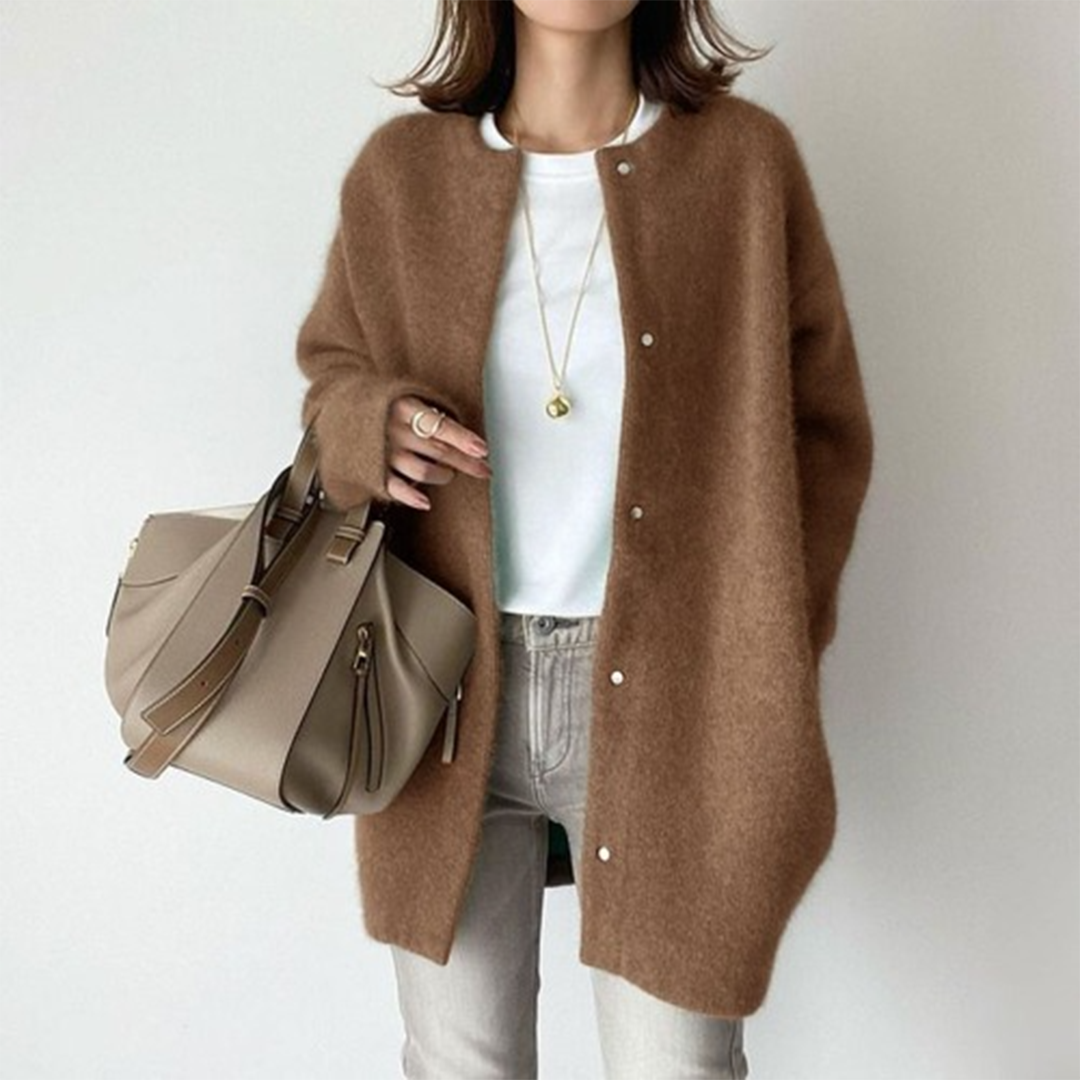 Women's Wool Cardigan – Elegant & Soft