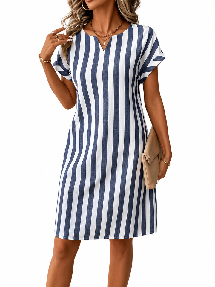 Lana | Striped Shirt Dress