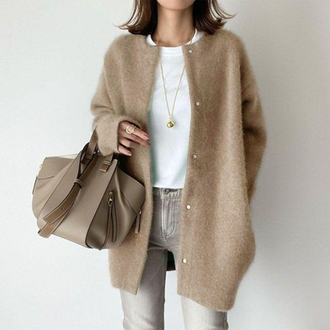 Women's Wool Cardigan – Elegant & Soft