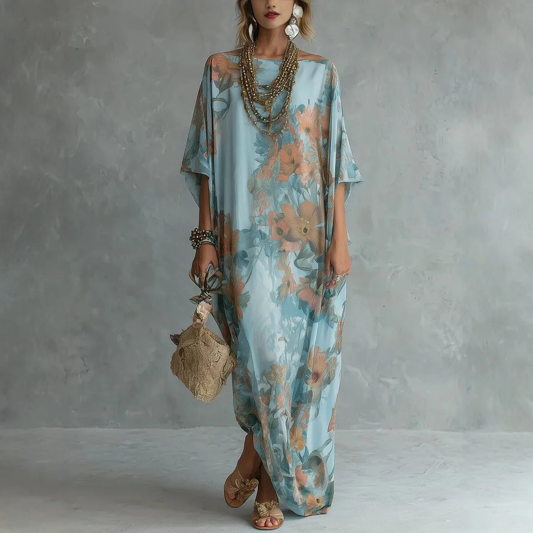 Serena | Floral Maxi Coast Dress