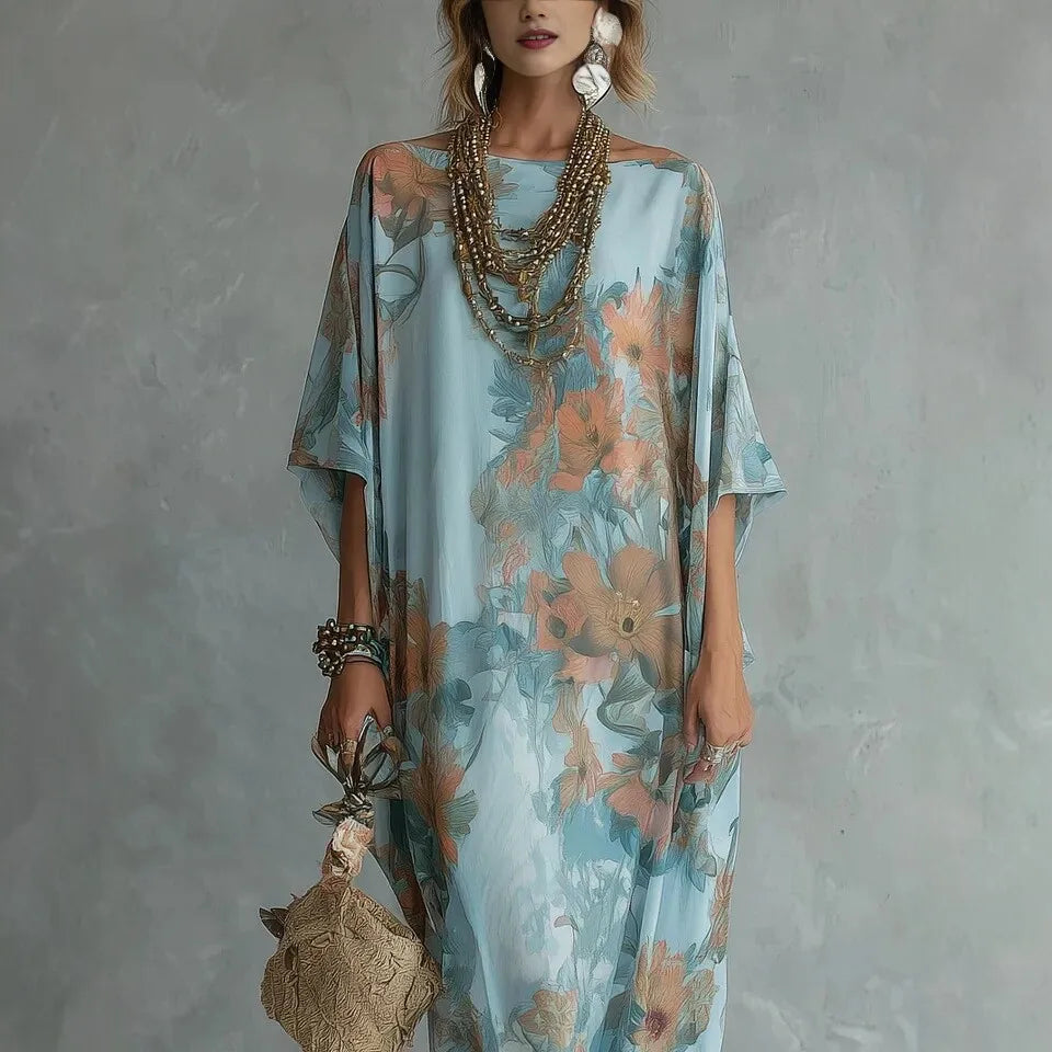Serena | Floral Maxi Coast Dress