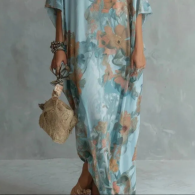 Serena | Floral Maxi Coast Dress