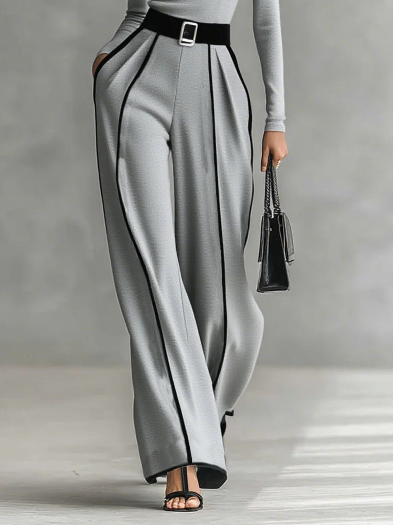 Vera™ | Elegant 2-Piece Set with Contrast Detailing