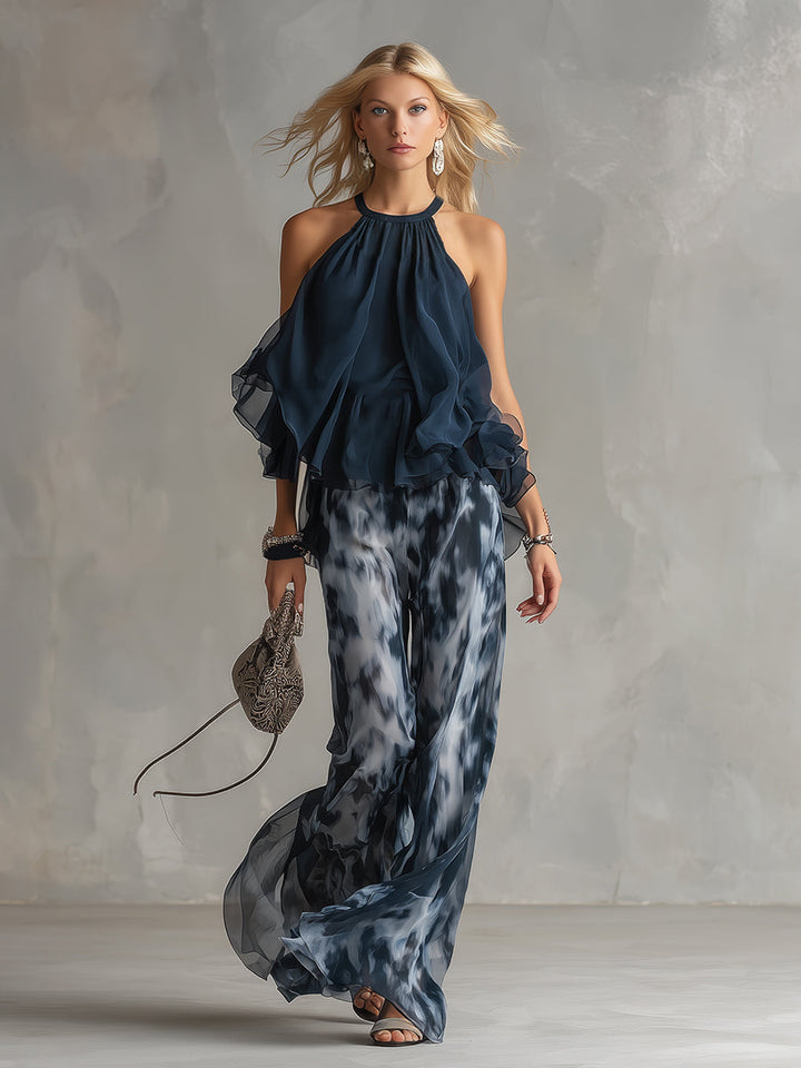 Ludovica™ | Chiffon Co-ord Set