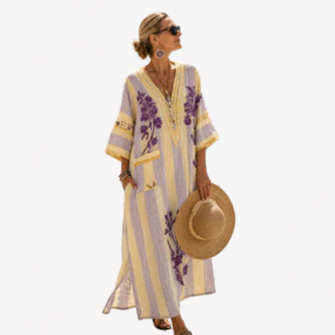 Long Kaftan™ | Sophisticated Bohemian Maxi Dress