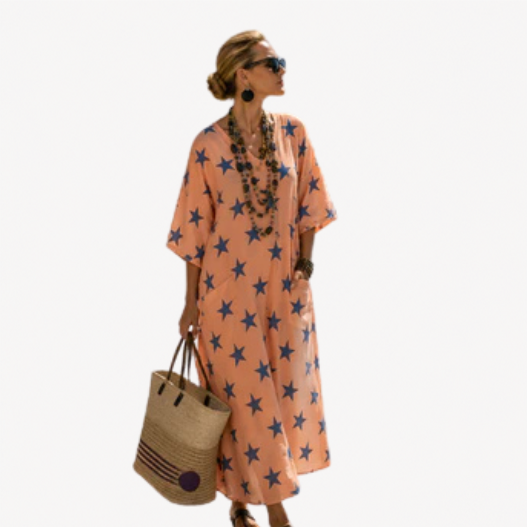 Long Kaftan™ | Fluid Bohemian Maxi Dress