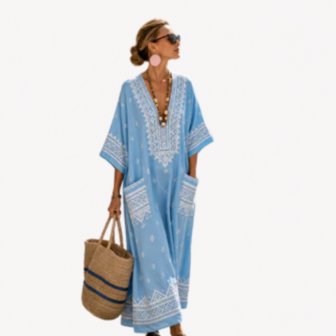 Long Kaftan™ | Flowing Bohemian Maxi Dress