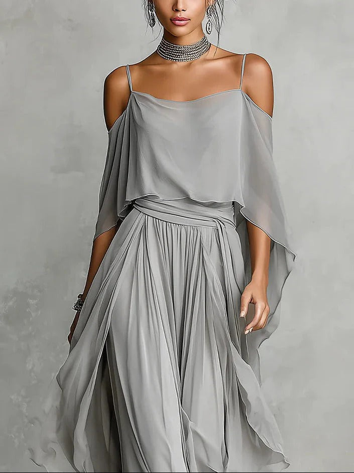 Isabela | Grey Fluid Set