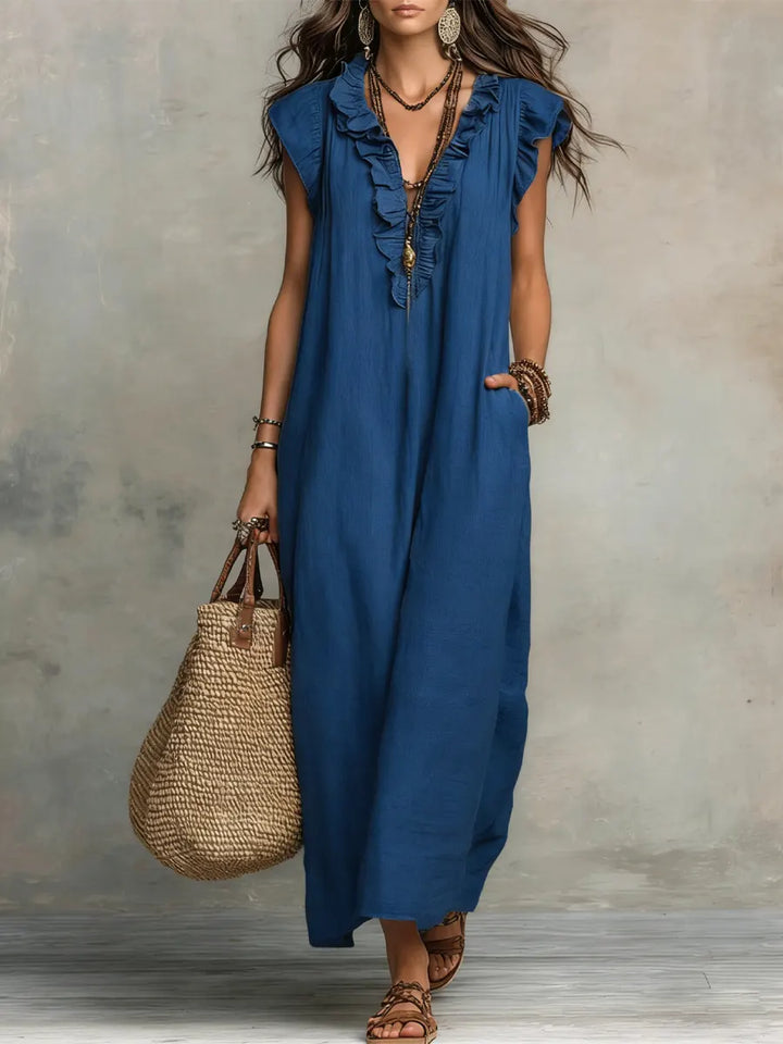 Evelyn | Elegant Bohemian Maxi Dress